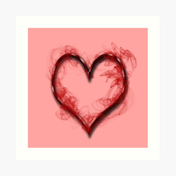 Kunstdrucke Rotes Herz Redbubble