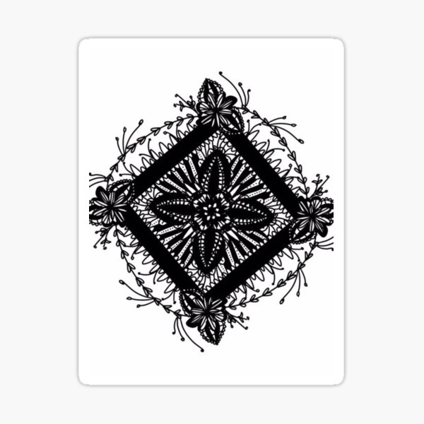 Item preview, rotated mandala designed and sold by thebravebee.