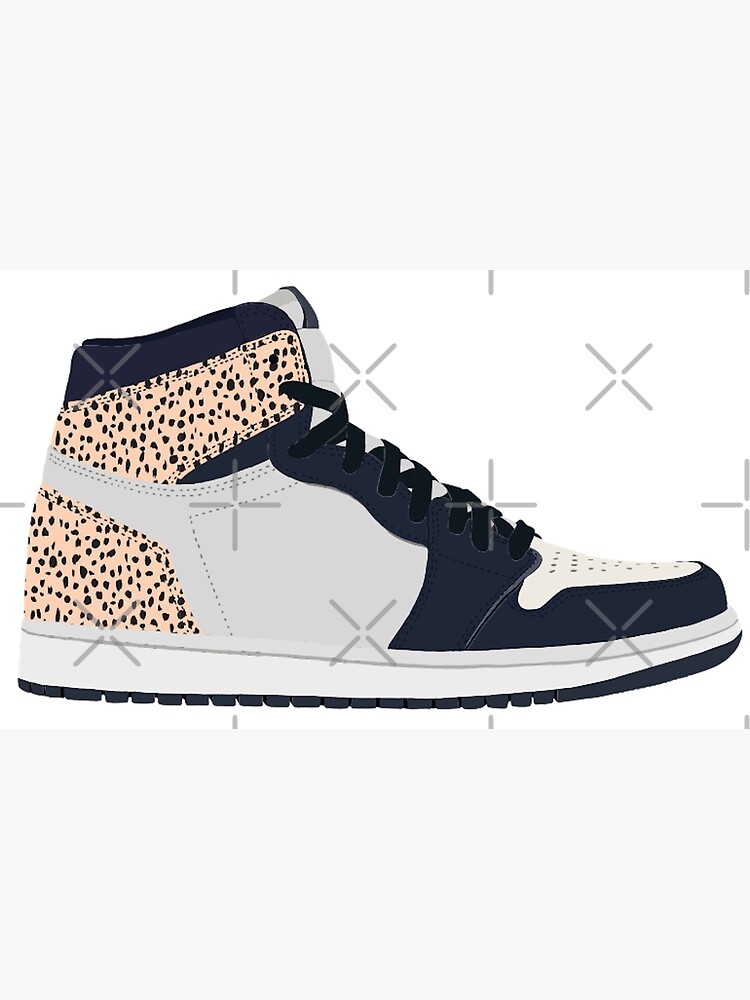 Leopard hot sale jordan 1