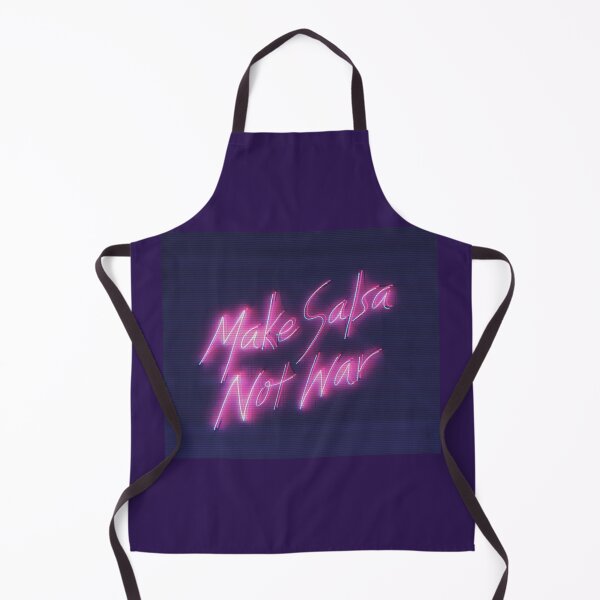 Item preview, Make salsa not war- pink neon sign designed and sold by Faeblehoarder.