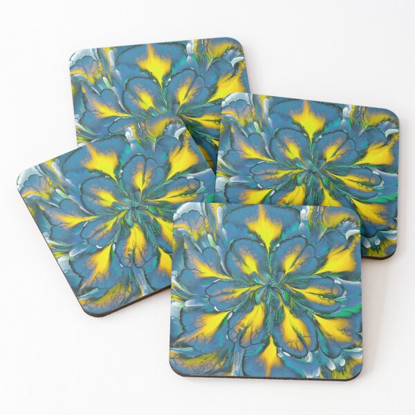 Item preview, Floral blue and yellow designed and sold by EGIT.