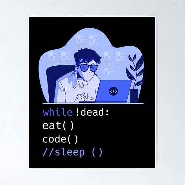 Artikel-Vorschau von Essen Schlafcode Informatik Programmieren Design Grafik, designt und verkauft von Lisbob.