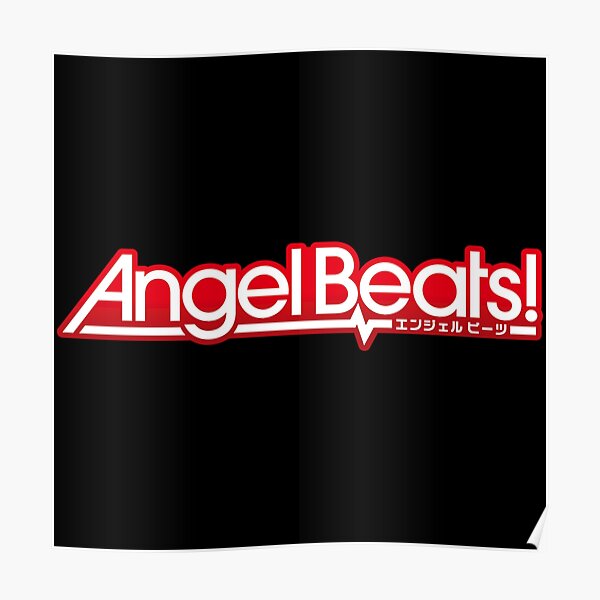 Angel Beats Logo Poster By Kaori Redbubble