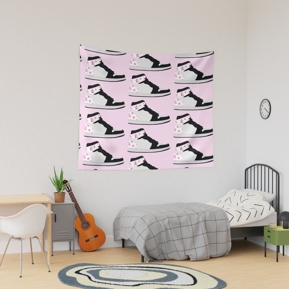 Jordan 1 Sneaker Star Print Tapestry for Sale by Sabrina Manni Redbubble