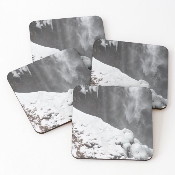Item preview, WINTER WATERFALL SNOW | Nature Photo designed and sold by PhotoStory.