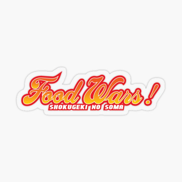 Logo de Food Wars Sticker transparent