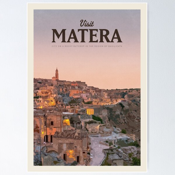 Item preview, Visit Matera designed and sold by CallumGardiner.
