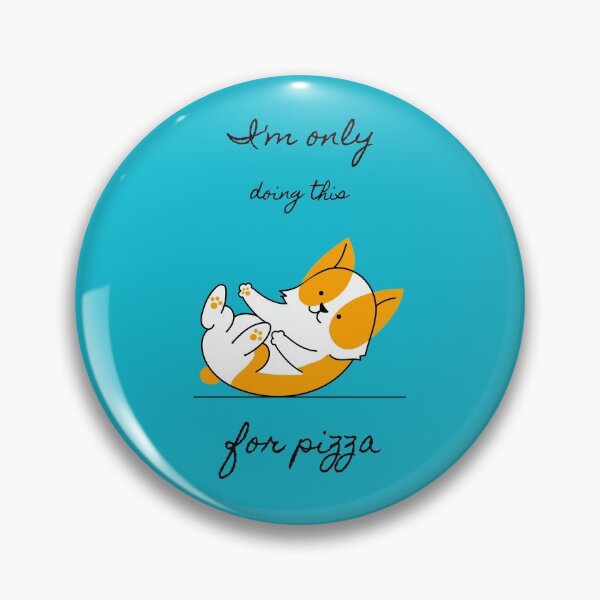 Item preview, Cat Doing Exercise | I'm only doing this for pizza .  designed and sold by rajputdhavals.