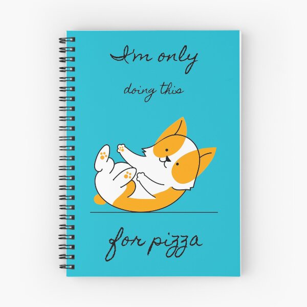 Item preview, Cat Doing Exercise | I'm only doing this for pizza .  designed and sold by rajputdhavals.
