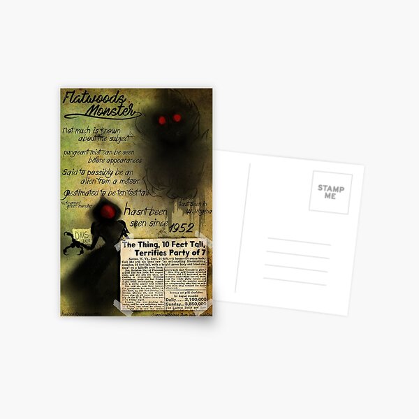 Item preview, Cryptic Studies: Flatwoods Monster designed and sold by drkmatt3rstudio.