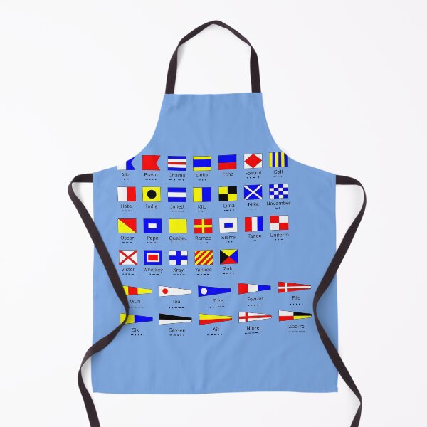 Item preview, Nautical flags with Morse code designed and sold by EenOvaa.
