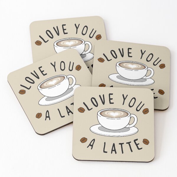 Item preview, Love Latte designed and sold by Murmur Ink Crow.