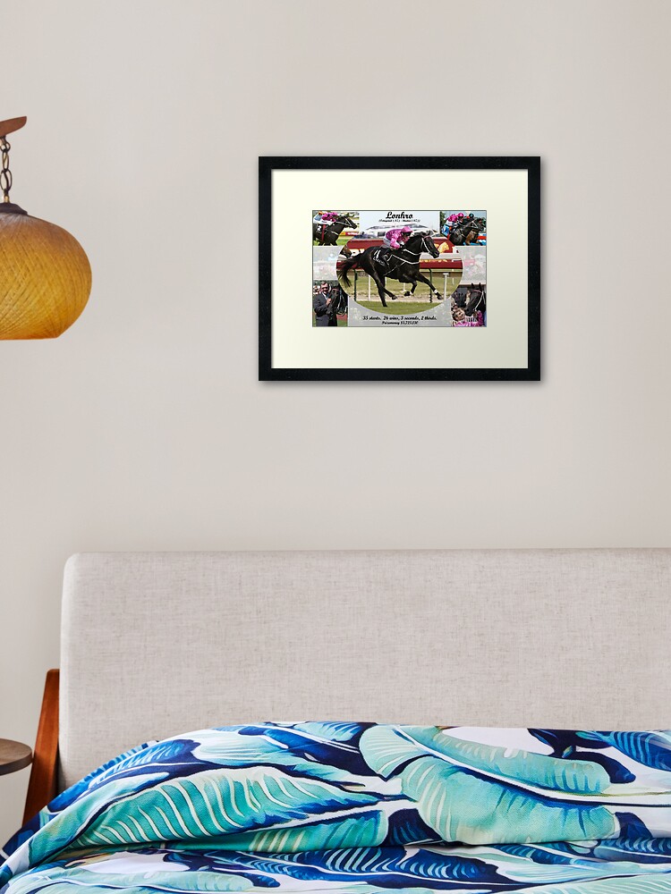 Thumbnail 2 of 7, Framed Art Print, Lonhro career tribute designed and sold by quentinjlang.