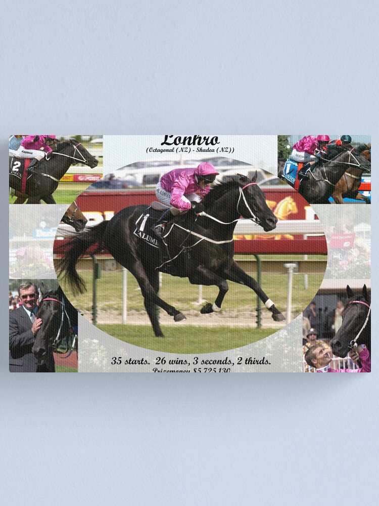 Thumbnail 1 of 3, Canvas Print, Lonhro career tribute designed and sold by quentinjlang.