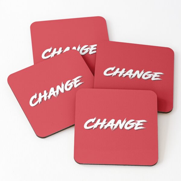 Item preview, "CHANGE" Motivational and Inspirational Quote in Grunge Typography Style designed and sold by Arko  Ranger.