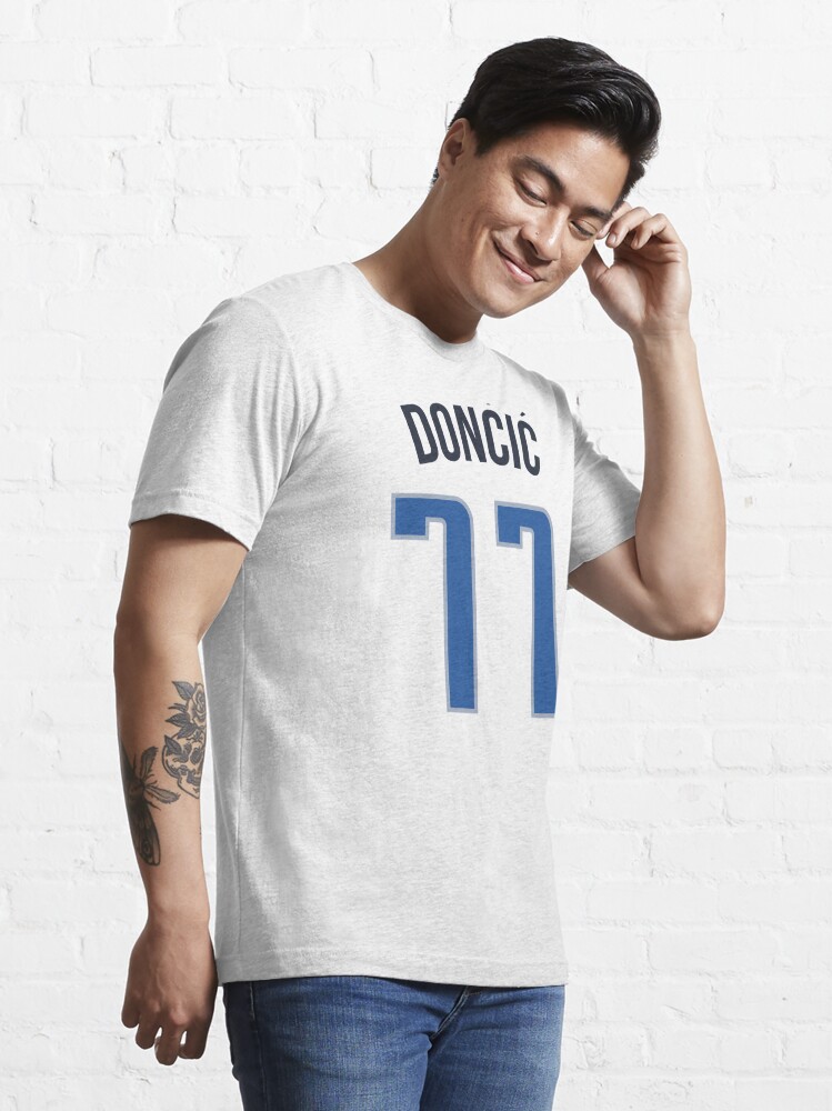 Doncic 77 Dallas Basketball Essential T-Shirt for Sale by Stickersaurus1
