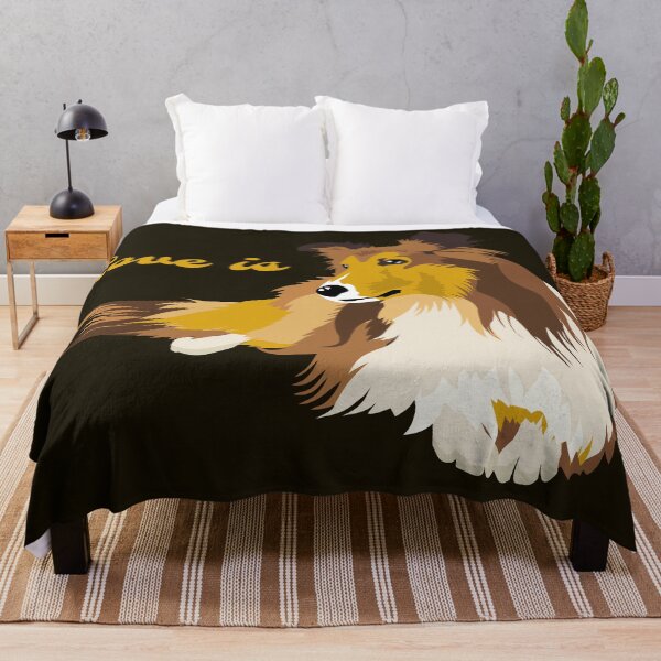 Item preview, Love is Rough Collie designed and sold by Purple monkey.