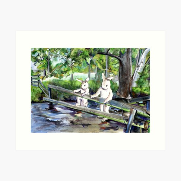 August-Cooling Off Art Print