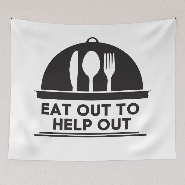 Item preview, Eat out to help out designed and sold by Vaishnavi Deo.