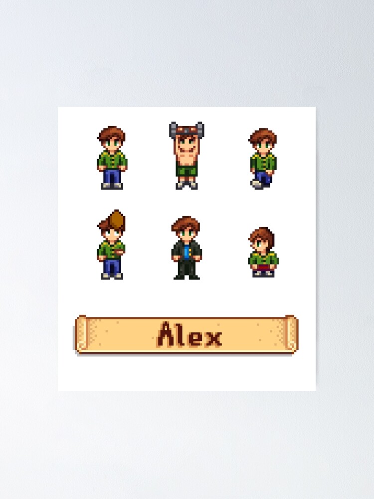 stardew-valley-sprites-alex-poster-von-kathdvd-redbubble