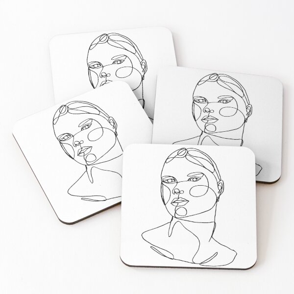 Item preview, One line portrait designed and sold by ColorHurricane.