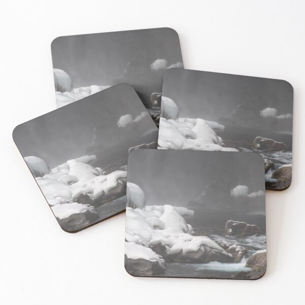 Item preview, FROZEN RIVER AT NIKKO | Nature Photo designed and sold by PhotoStory.