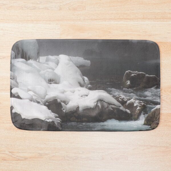 Item preview, FROZEN RIVER AT NIKKO | Nature Photo designed and sold by PhotoStory.