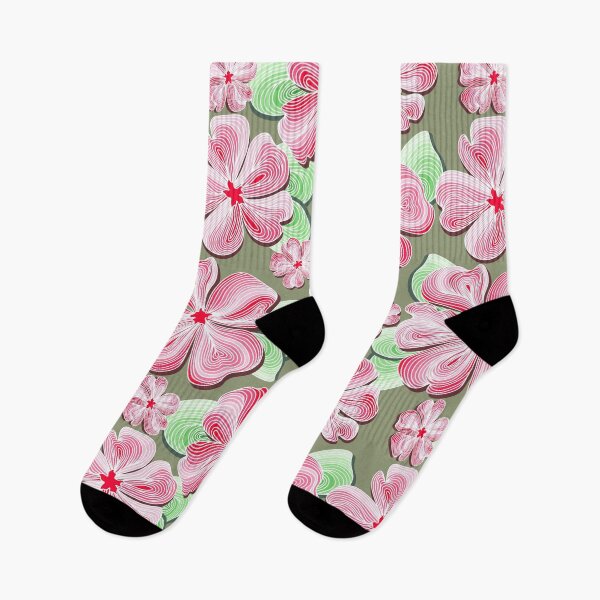 Aperçu de l'œuvre modèle sans couture de fleurs roses créée et vendue par Milllla.