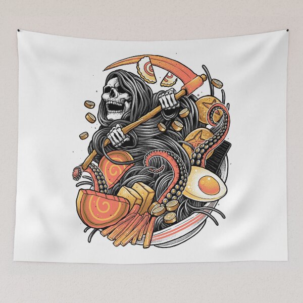 Item preview, Ramen Reaper designed and sold by glitchy-gorilla.
