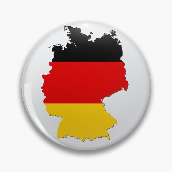 Item preview, Flag Map of Germany, German Deutschland Country Map Outline with National Flag Inside  designed and sold by mashmosh.