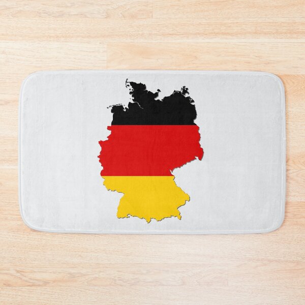 Item preview, Flag Map of Germany, German Deutschland Country Map Outline with National Flag Inside  designed and sold by mashmosh.
