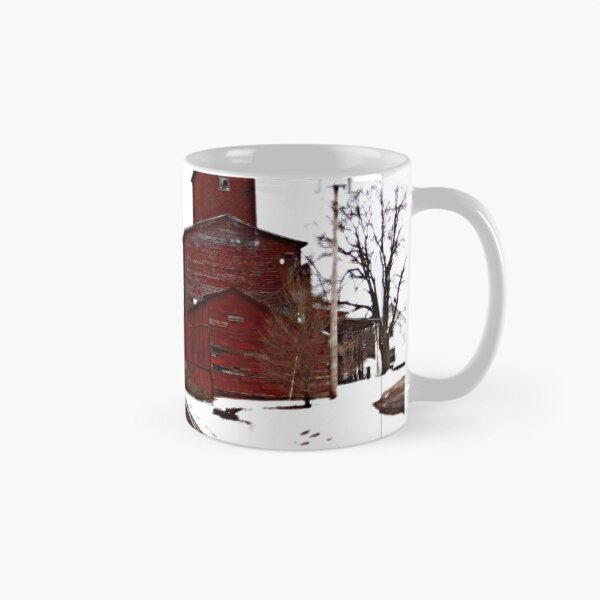 Item preview, Red Barn in winter designed and sold by Atticstudios.