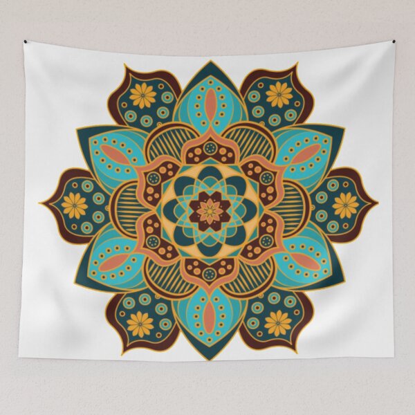 Aperçu de l'œuvre mandala de beaux-arts créée et vendue par Fine Art California.