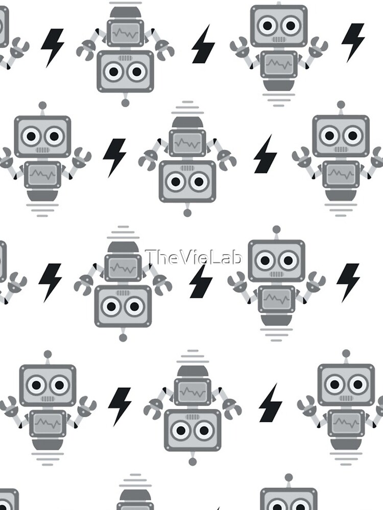 Thumbnail 4 of 4, iPhone Case, Retro Robot designed and sold by TheVieLab.