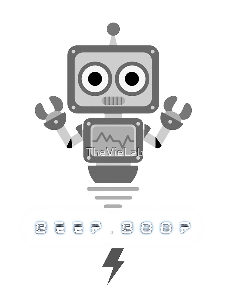 Thumbnail 3 of 3, Scarf, Retro Robot designed and sold by TheVieLab.