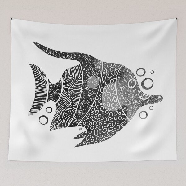 Item preview, Copia de  Fisn swimming  designed and sold by adeillustrator.