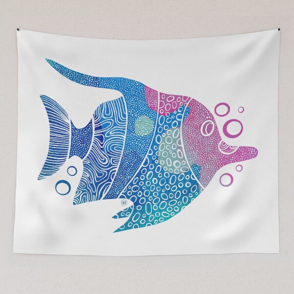 Item preview, Fisn swimming 02 (color) designed and sold by adeillustrator.