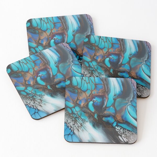 Blue Serenity Coasters (Set of 4)