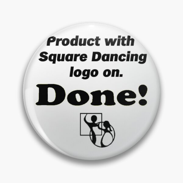 Item preview, Logo Done BLK designed and sold by Square Dancing Gifts & Merchandise.