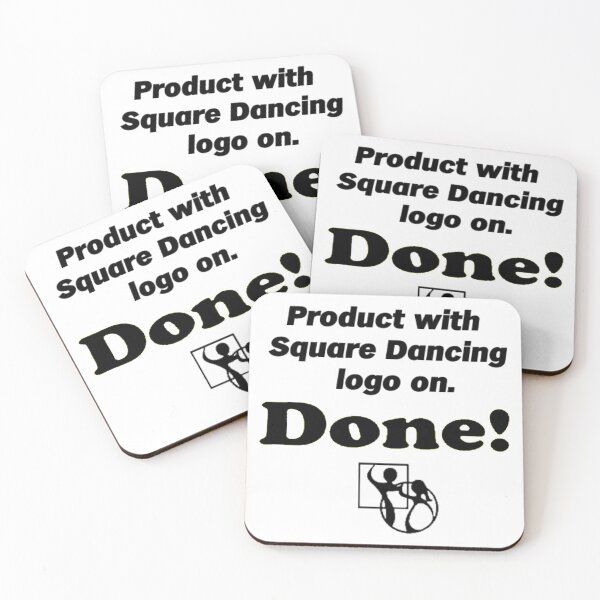 Item preview, Logo Done BLK designed and sold by Square Dancing Gifts & Merchandise.