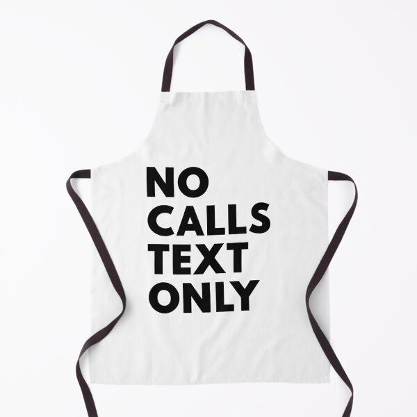 Item preview, No Calls Text Only Black designed and sold by ShinsenMerch.