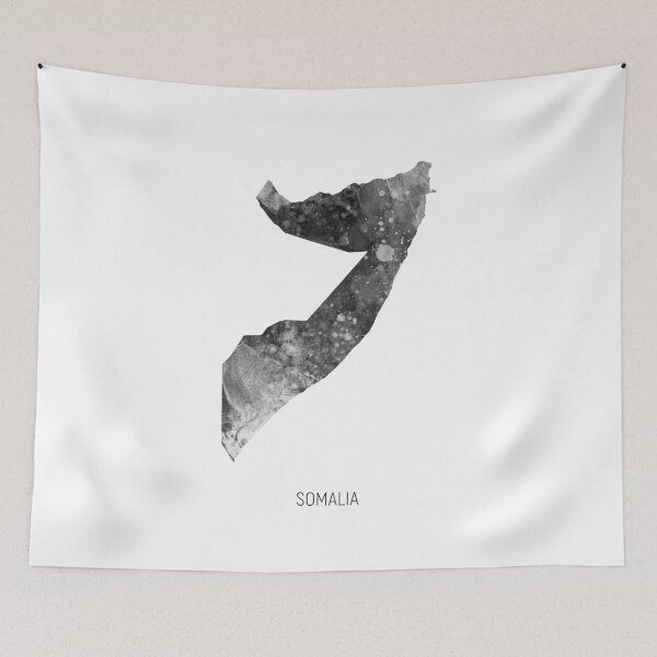 Item preview, Somalia Watercolor Map designed and sold by ArtPrints.