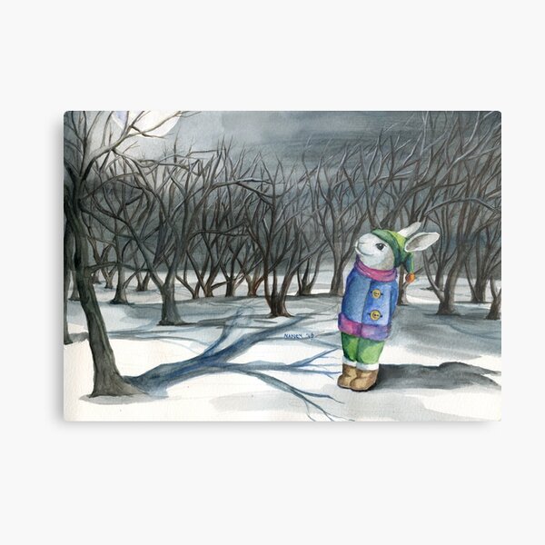 December-All is Calm, All is Bright Metal Print