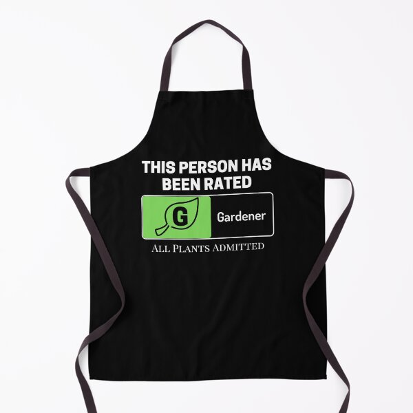 Item preview, This Person Has Been Rated G - Gardener All Plants Admitted designed and sold by FunWithFoliage.