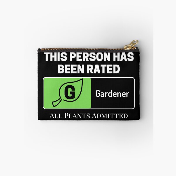 Aperçu de l'œuvre Cette personne a été classée G - Jardinier Toutes les plantes admises créée et vendue par FunWithFoliage.