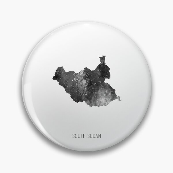 Item preview, South Sudan Watercolor Map designed and sold by ArtPrints.