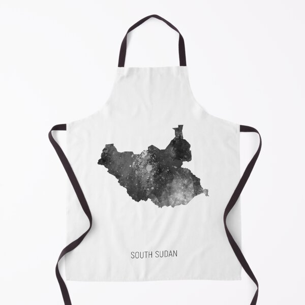 Item preview, South Sudan Watercolor Map designed and sold by ArtPrints.