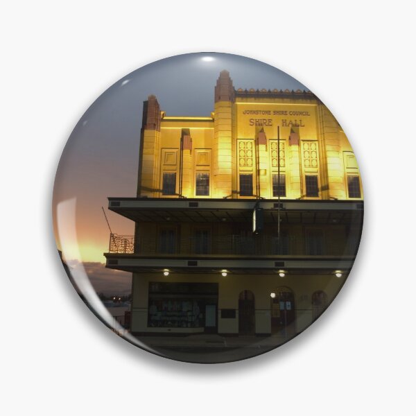 Item preview, Evening Glow ~ Innisfail Shire Hall designed and sold by Kerryn Madsen-Pietsch.