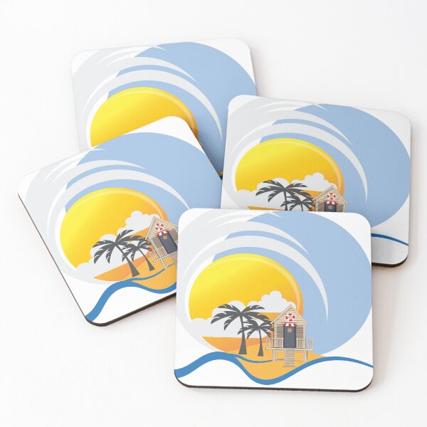 Item preview, Tropical Beach Hut designed and sold by urbanbuzzz.