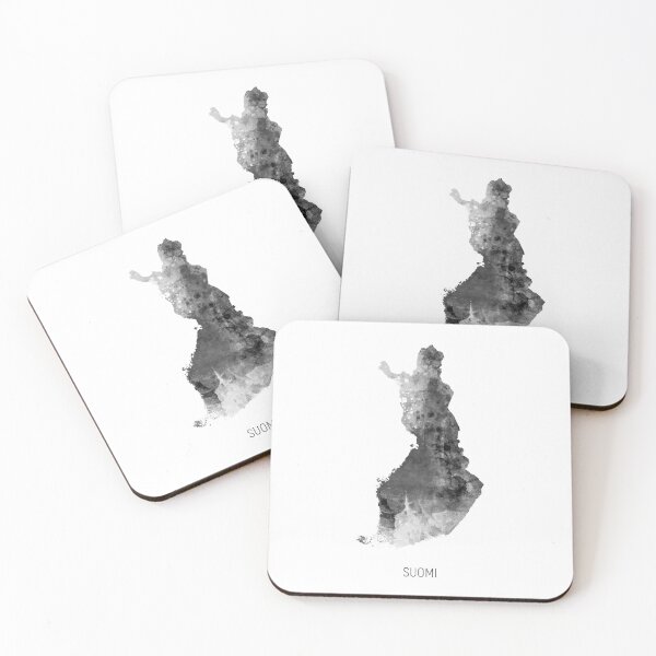 Item preview, Suomi Watercolor Map designed and sold by ArtPrints.